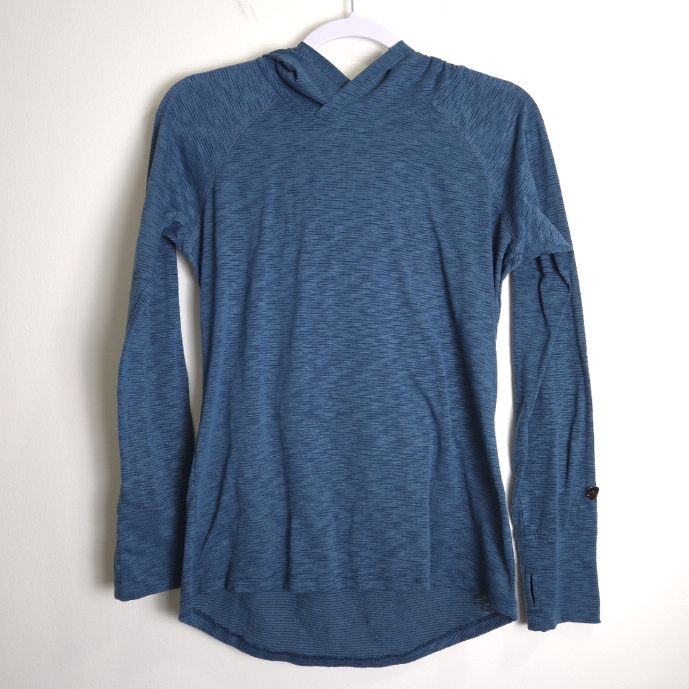 KUHL Outdoorsy Lightweight Teal Blue Hoodie XS